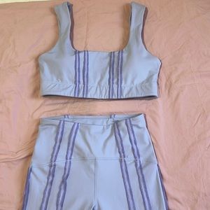 Fabletics lavender size M bra S bottom